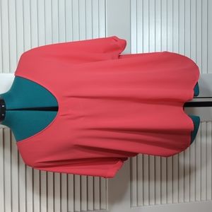 Hot Pink flowy blouse